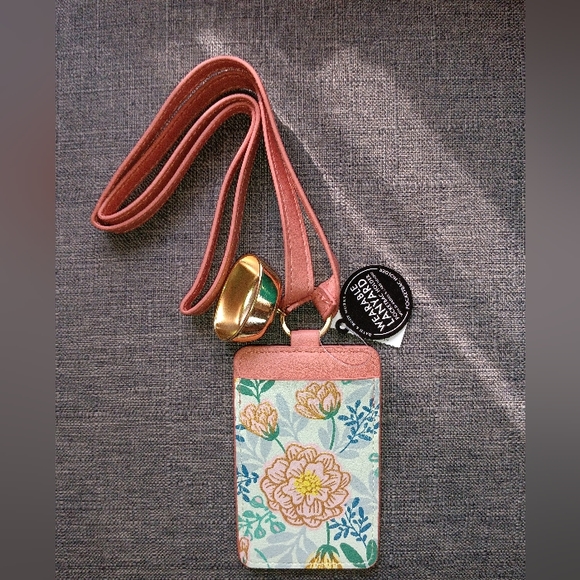 🆕Bath & Body Works | Floral PocketBac Hand Gel & Card Holder & ID Badge Lanyard - Picture 4 of 7
